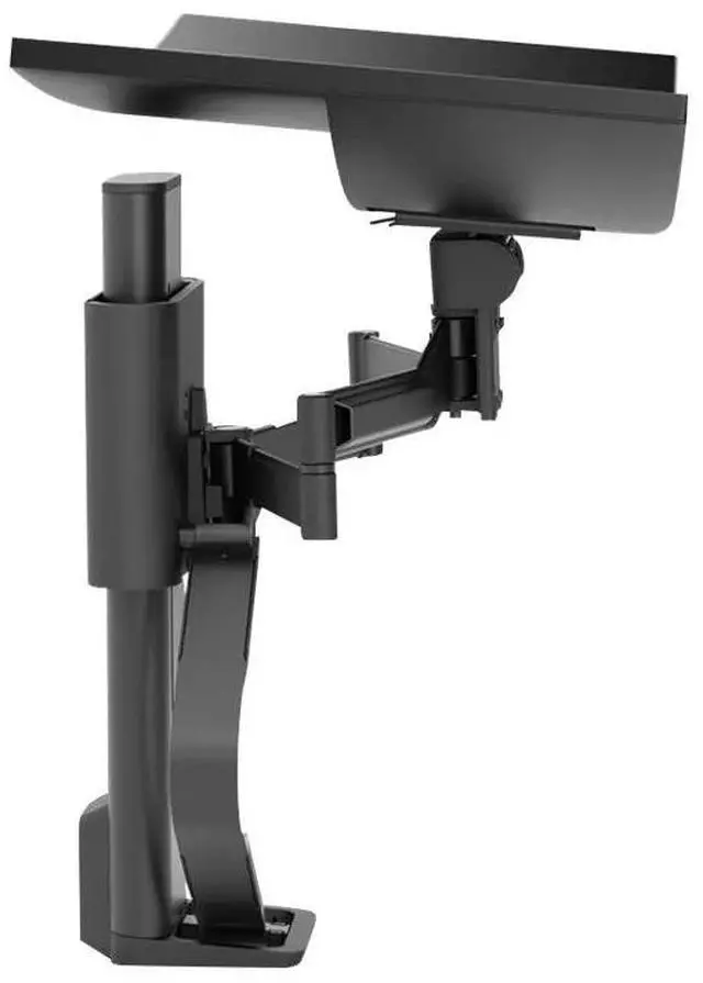 Alt view image 10 of 10 - Ergotron TRACE Desk Mount for Monitor LCD Display Matte Black 45630224