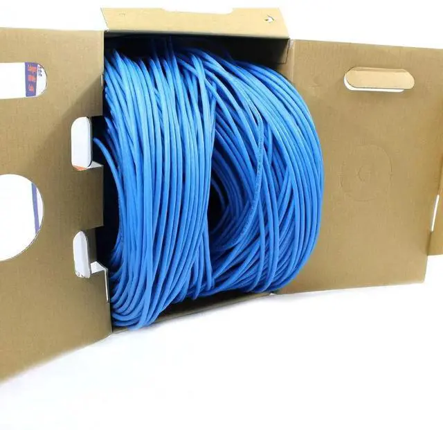 Alt view image 5 of 5 - CAT6E 600 MHz CMR BLUE