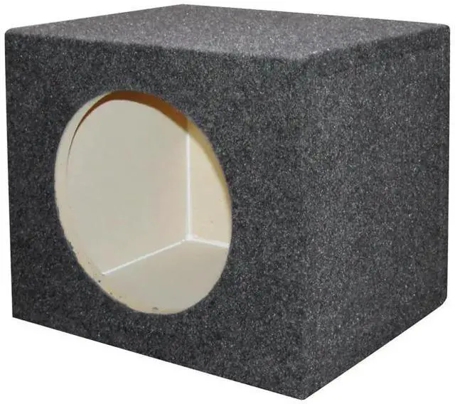 Alt view image 5 of 5 - Qpower QSMPSQ10E Empty Woofer Box 10" Square Qpower