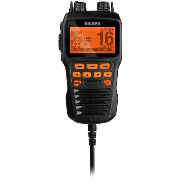 Alt view image 7 of 7 - Uniden Remote Mic f/UM725 VHF Radios - Black
