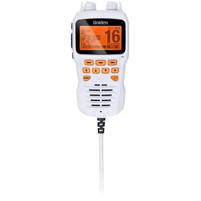 Alt view image 7 of 7 - Uniden Remote Mic f/UM725 VHF Radios - White