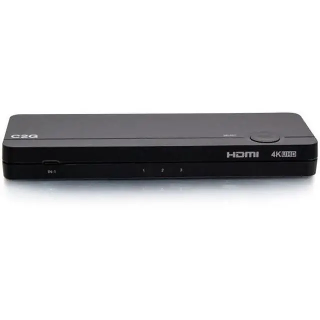 Alt view image 3 of 3 - C2G USB C HDMI KVM Switch 3-Input USB to 4K HDMI Out Power Delivery C2G54541