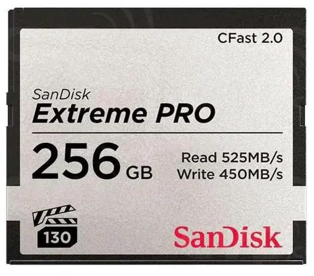 Alt view image 14 of 14 - SanDisk Extreme PRO 256GB CFast 2.0 Memory Card #SDCFSP-256G-A46D