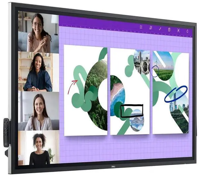 Alt view image 6 of 6 - Dell Pro 65 Plus 4K Touch Monitor - P6524QT, UHD 4K, Display, Speakers, USB-C, IPS