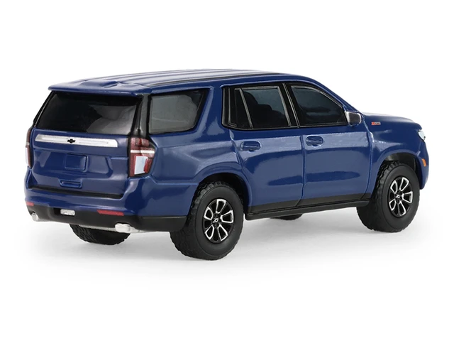 Alt view image 3 of 5 - GREENLIGHT 2024 Chevrolet Tahoe Midnight Blue Metallic Auto Mall Series 8 164 Diecast Model Car by Greenlight