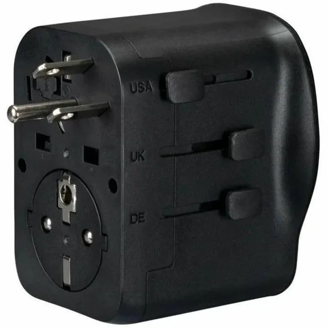 Alt view image 5 of 5 - Targus 20W World Travel Adapter with USB Ports Model APK033US