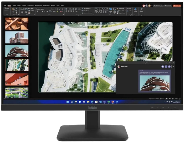 Alt view image 2 of 2 - Lenovo ThinkVision 27" Class FHD LED Monitor 4ms 1920x1080 100Hz 64BEKAR1UZ