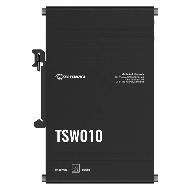 Alt view image 2 of 2 - Teltonika TSW010000000 DIN Rail Switch 5x10/100Mbps Ports New