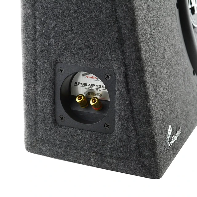 Alt view image 4 of 4 - audiopipe 12 LOADED SLIM ENCLOSURE