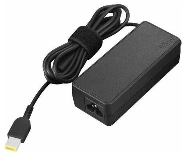 Alt view image 8 of 8 - Lenovo ThinkCentre 65W AC Adapter (Slim Tip)