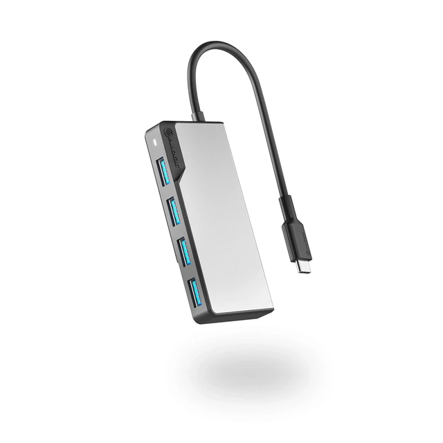 Alt view image 8 of 8 - Alogic USB-C Fusion SWIFT 4-in-1 Hub Space Grey UCFUUASGR