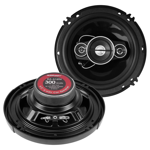 Alt view image 4 of 5 - audiopipe Audio Drift 65 4Way Car Speakers 300W Max Power PAIR