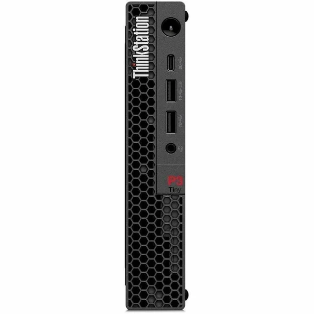 Alt view image 9 of 9 - Lenovo ThinkStation P3 Gen 2 30K5001VUS Workstation - 1 x Intel Core Ultra 7 265 - vPro Technology - 32 GB - 1 TB SSD - Tiny - Black - Intel Q870 Chip - Windows 11 Pro - 1 x NVIDIA RTX A1000 8 GB Grap