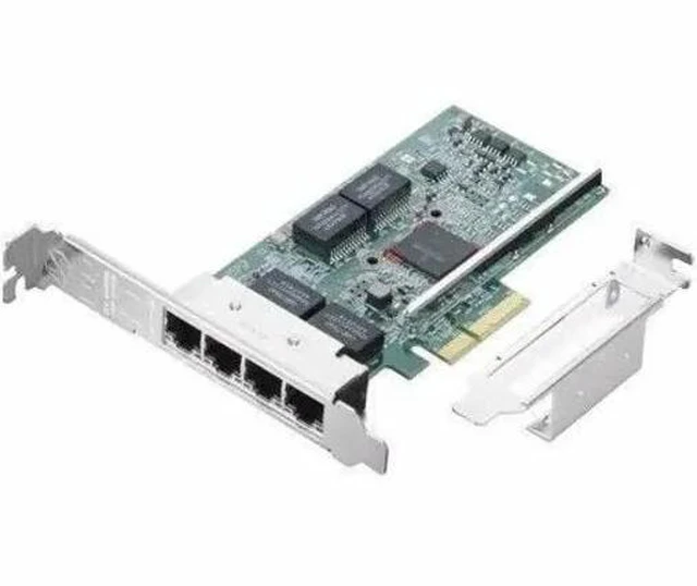 Alt view image 3 of 3 - Lenovo ThinkStation Broadcom BCM5719-4P Quad-port Gigabit Ethernet Adapter - PCI 2.1 - 1000 Mbit/s Data Transfer Rate - Broadcom BCM5719-4P - 4 Port(s) - 4 - Optical Fiber - 10/100/1000Base-TX - Plug-
