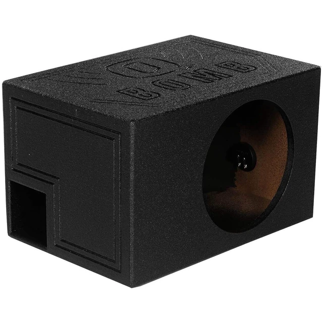 Alt view image 20 of 20 - QPower QBOMB10VL Single 10" Vented Ported Car Subwoofer Sub Box Enclosure QBOMB