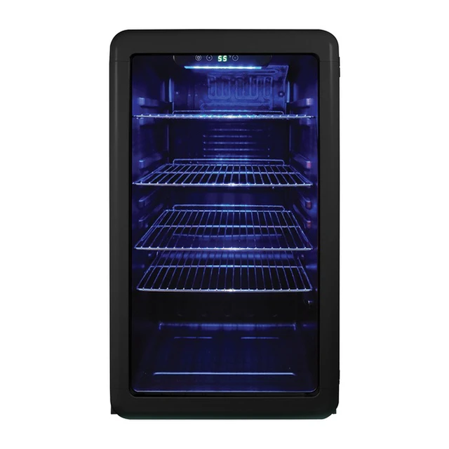 Alt view image 5 of 5 - 3.4 cu. ft. Retro Beverage Cooler, in Black