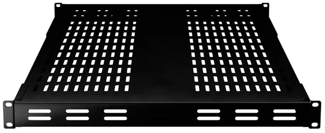 Alt view image 6 of 6 - IOGEAR Adjustable Depth Heavy Duty Fixed Rack Shelf Vented