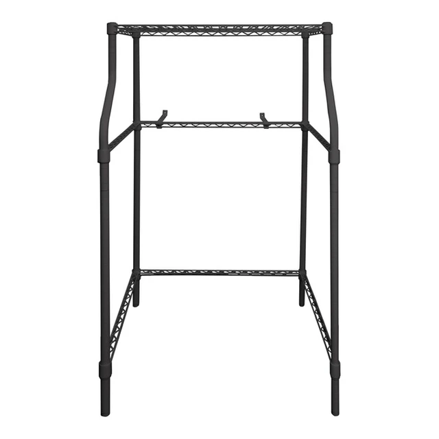 Alt view image 5 of 5 - Compact Laundry Appliance Stand in Black