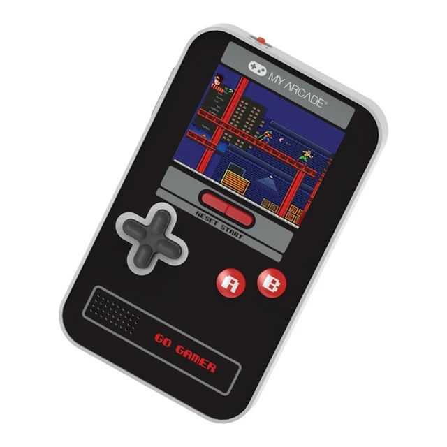 Alt view image 3 of 3 - My Arcade DGUN-3909 Go Gamer Classic 300-in-1 Handheld Video Game System (Black and Red)