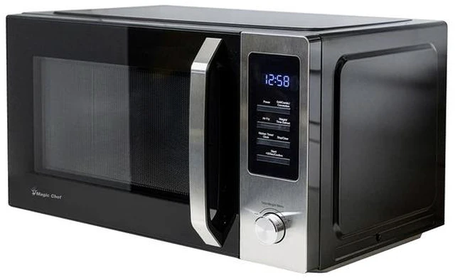 Alt view image 8 of 8 - 1.0 cu. ft. Countertop Microwave in Stainless and Black with Air Fryer