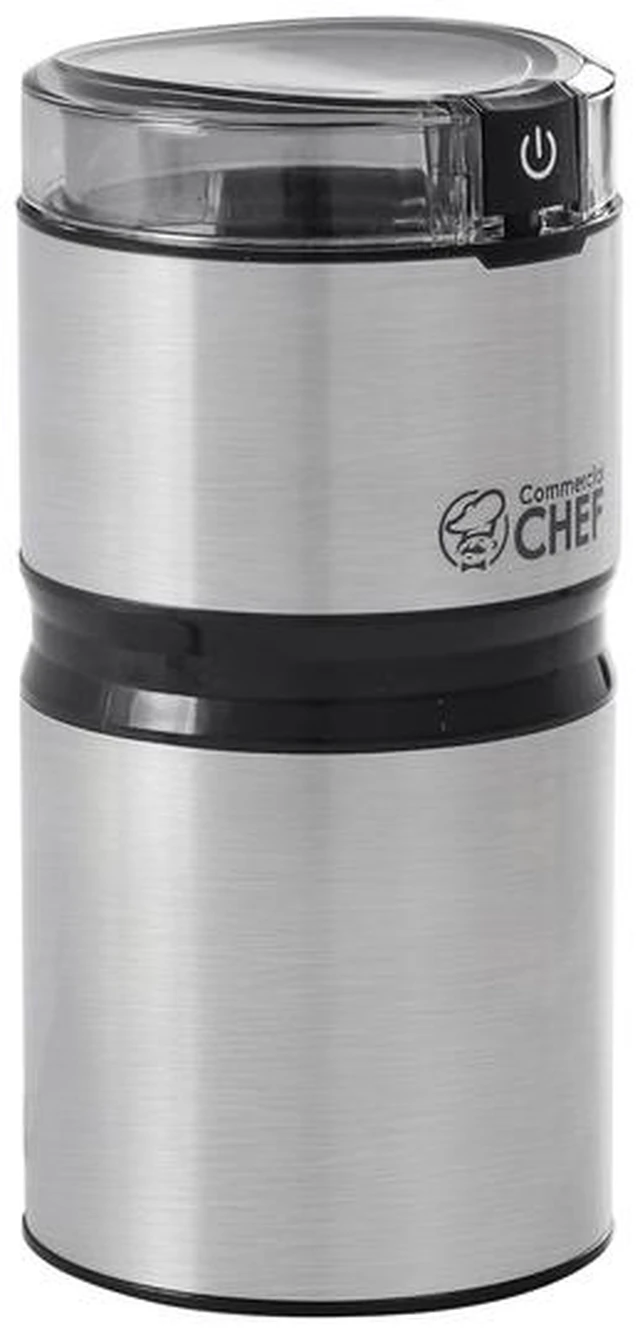 Alt view image 3 of 3 - Commercial Chef CHCG21SSA6 2.1-Oz. Electric Stainless Steel Coffee Grinder