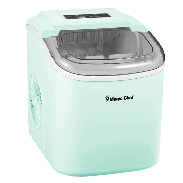 Alt view image 7 of 7 - 27 lb. Portable Countertop Ice Maker in Mint Green