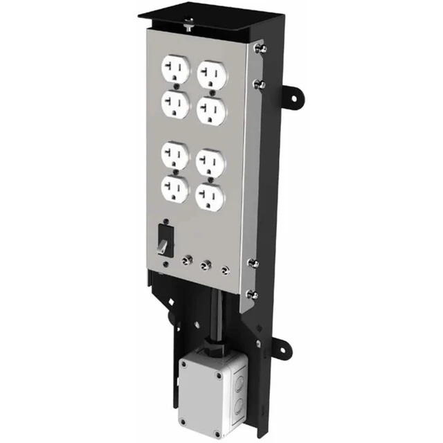 Alt view image 4 of 4 - Peerless-AV® Power Distribution Unit for Peerless-AV® KOF555-1/2/3 Outdoor Digital Menu Boards KOF-OPT-ELECTRICAL