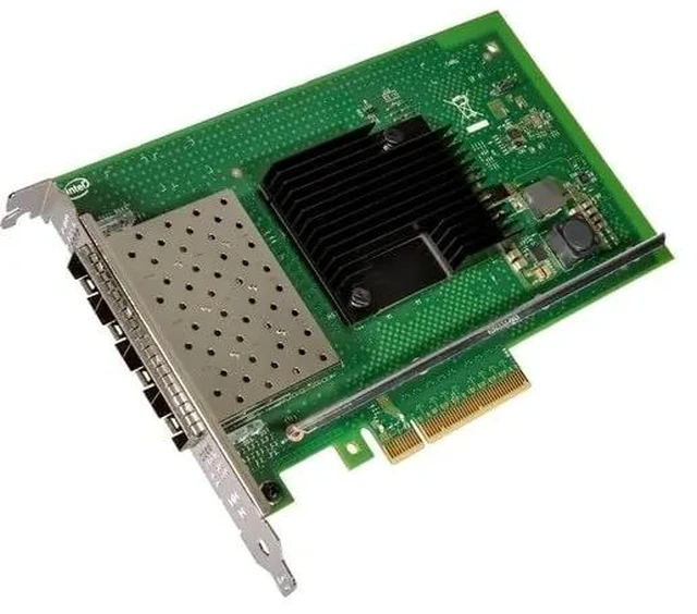 Alt view image 5 of 5 - Intel Ethernet Converged Network Adapter X710-DA4 - network adapter - PCIe 3.0 x8 - 10 Gigabit SFP+ x 4 Model EX710DA4G2P5