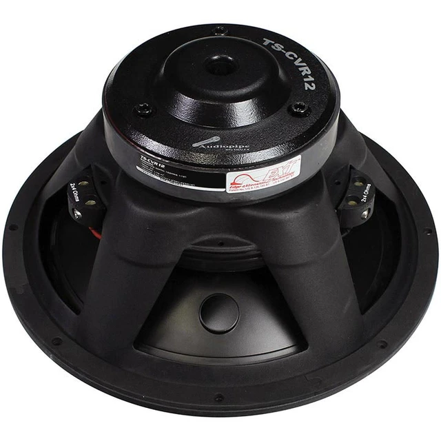 Alt view image 12 of 12 - AUDIOPIPE TSCVR12 Audiopipe 12 PP cone woofer 4 Ohms DVC 750W Max