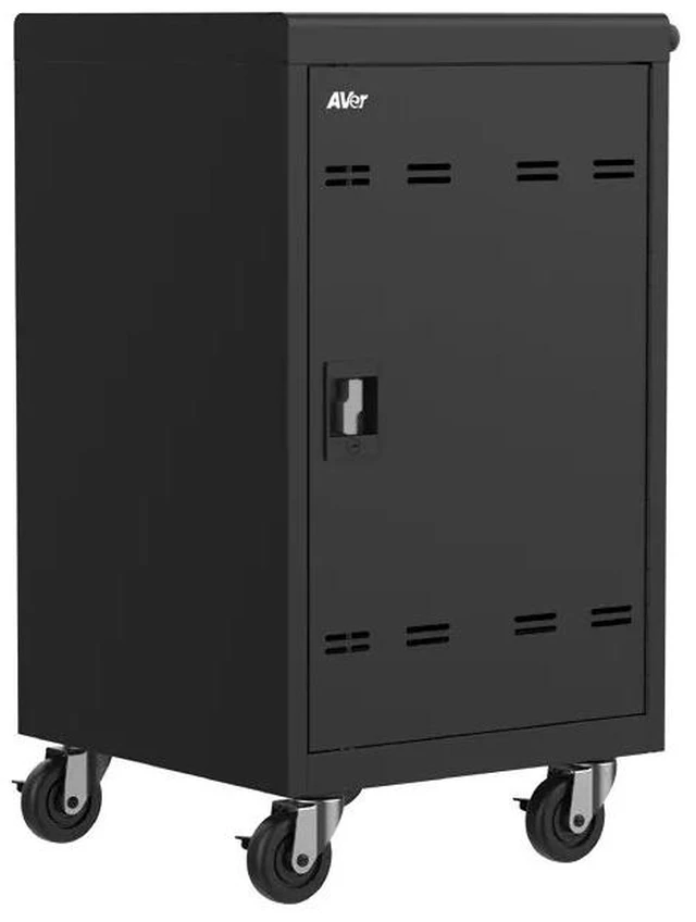 Alt view image 15 of 15 - AVer AVerCharge B30 30 Device Charging Cart, 24.6"w x 21.3"d x 38.1"h