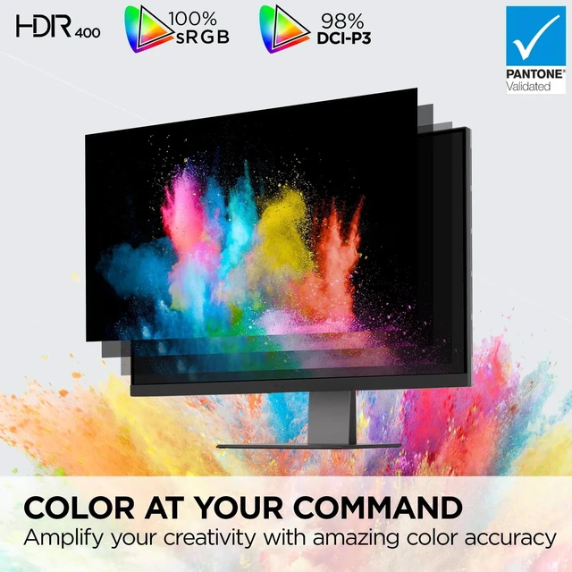 Alt view image 9 of 9 - ViewSonic VP3276T-4K 32 Inch 4K UHD IPS Docking Monitor with Thunderbolt 4, Advanced Ergonomics, 100% sRGB Rec 709, Pantone Validated, USB C, HDMI, and DP Daisy Chain for Home and Office