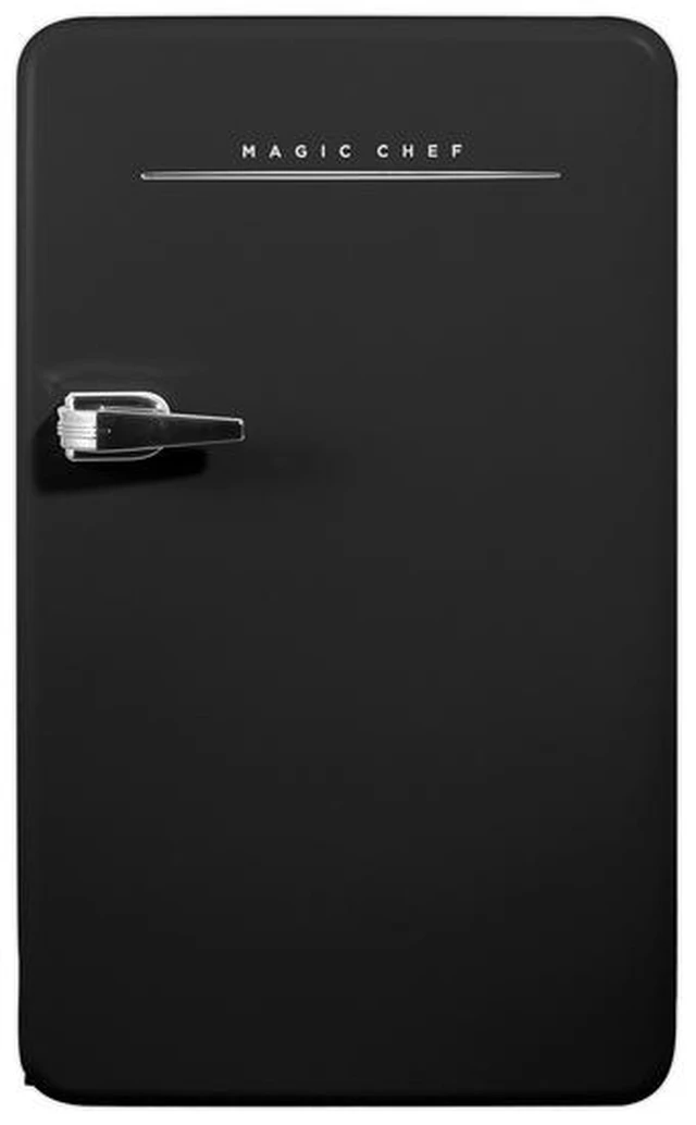 Alt view image 8 of 8 - 17.5 in. 3.2 cu. ft. Retro Mini Refrigerator in Black without Freezer