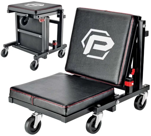 Main image of Powerbuilt Low Creeper Seat Roller Stool 2in1 Design