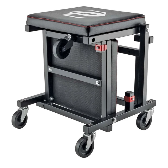 Alt view image 3 of 5 - Powerbuilt Low Creeper Seat Roller Stool 2in1 Design