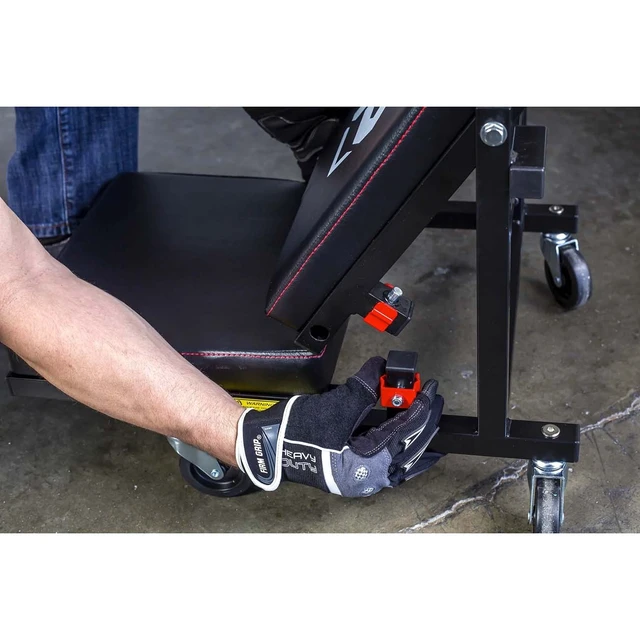 Alt view image 4 of 5 - Powerbuilt Low Creeper Seat Roller Stool 2in1 Design