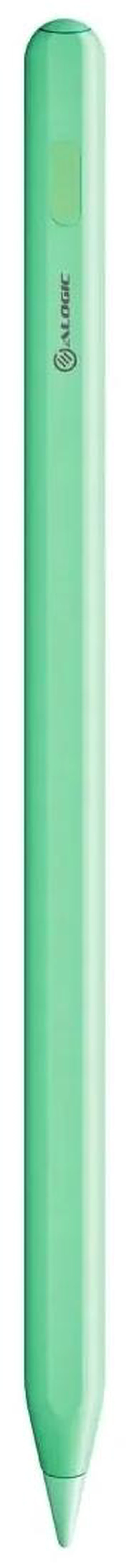 Alt view image 2 of 2 - Alogic iPad Stylus Pen with Wireless Charging Green - Green stylus designed for precise touchscreen interaction, perfect for note-taking and drawing.