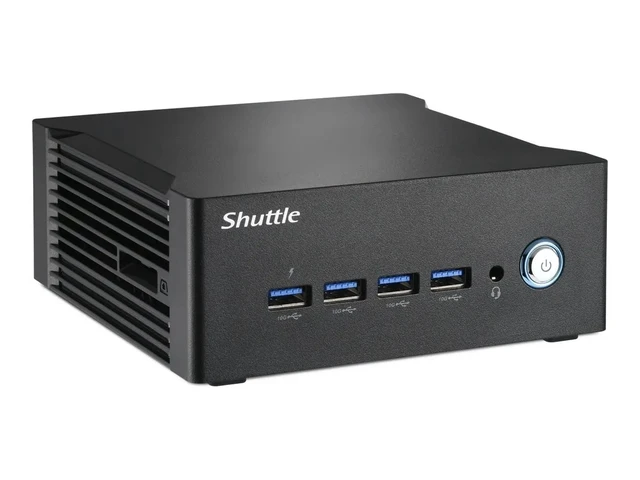Alt view image 6 of 6 - SHUTTLE NANO NA10H7 BAREBONE PC AMD RYZEN 7 8845HS NO RAM/SSD/OS