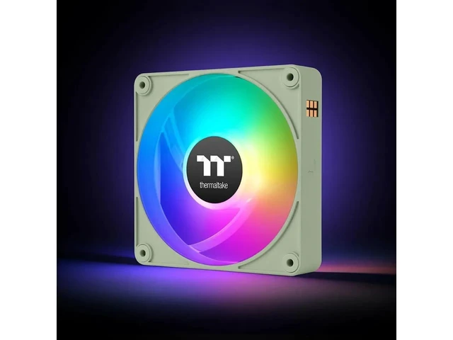 Alt view image 7 of 7 - Thermaltake CT140 EX ARGB Sync PC Cooling Fan Matcha Green, 3 Pack
