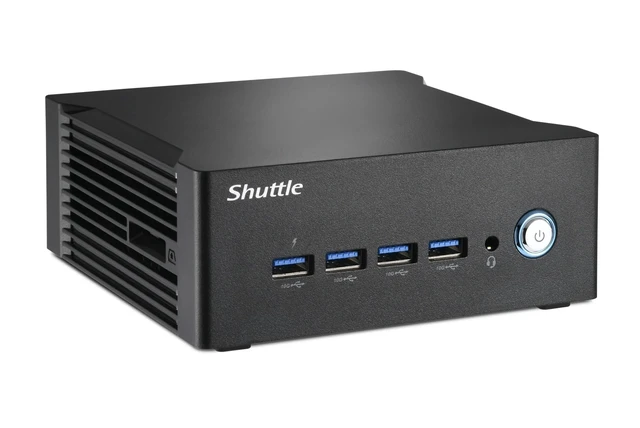 Alt view image 6 of 6 - SHUTTLE NANO NT10H7 BAREBONE PC INTEL ULTRA 7 155H NO RAM/SSD/OS