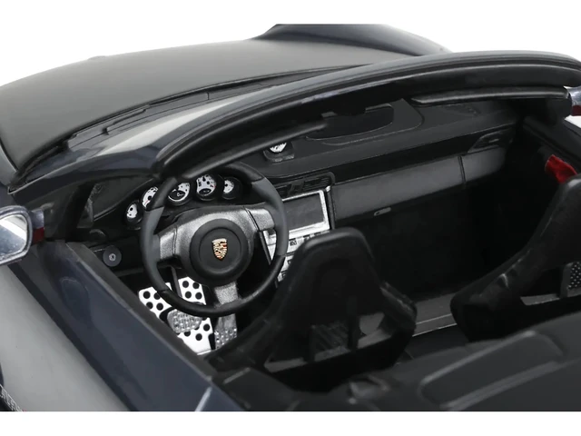 Alt view image 5 of 5 - Porsche 911 LB-Works Alpha 9 Gray with Black Hood 1/18 Model Car by GT Spirit