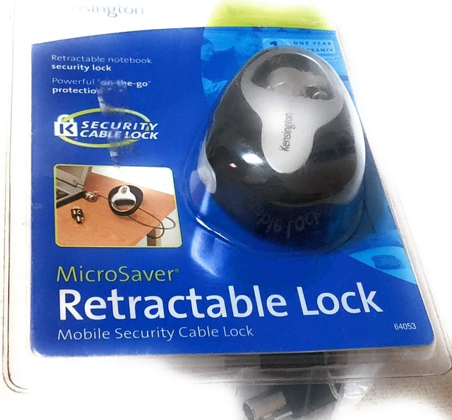 Main image of Kensington MicroSaver Retractable Portable Notebook Lock PCMac