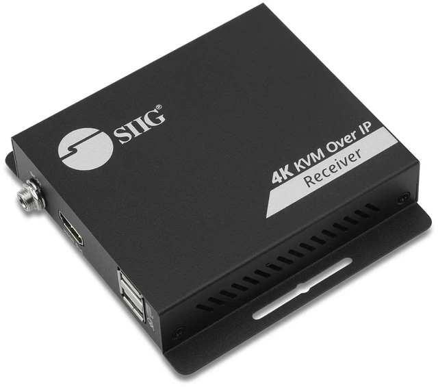 Main image of SIIG Inc TRUE 4K PERFORMANCE SIIG CEH3KE01S1 KVM OVER IP EXTENDER RECEIVER TRANSMITS HD