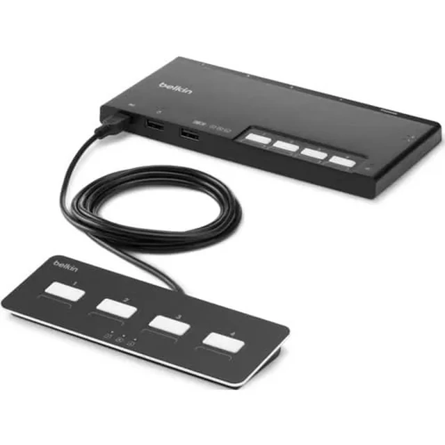 Alt view image 9 of 9 - Belkin F1DN204MOD-PP-4 KVM Switchbox F1DN204MODPP4