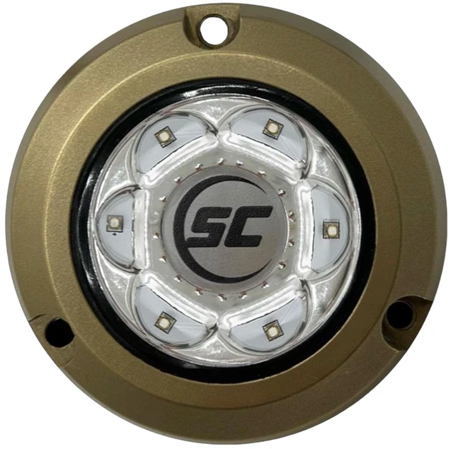 Main image of Shadow Caster SC2 Underwater LED Light great White 12v Bronze Surface Mount