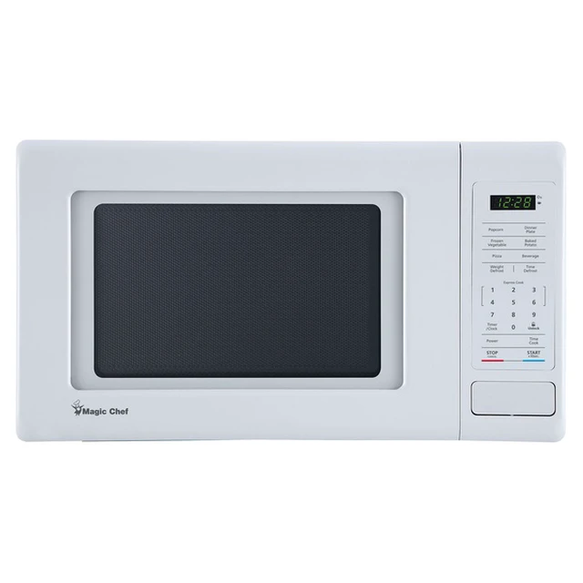 Alt view image 5 of 5 - 0.9 cu. ft. 900 Watt Countertop Microwave in White
