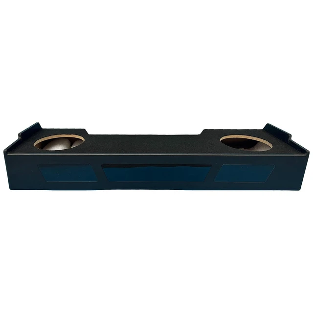 Alt view image 2 of 4 - QPower QLuxe Dual 12 Sealed Subwoofer Box for Dodge 2019