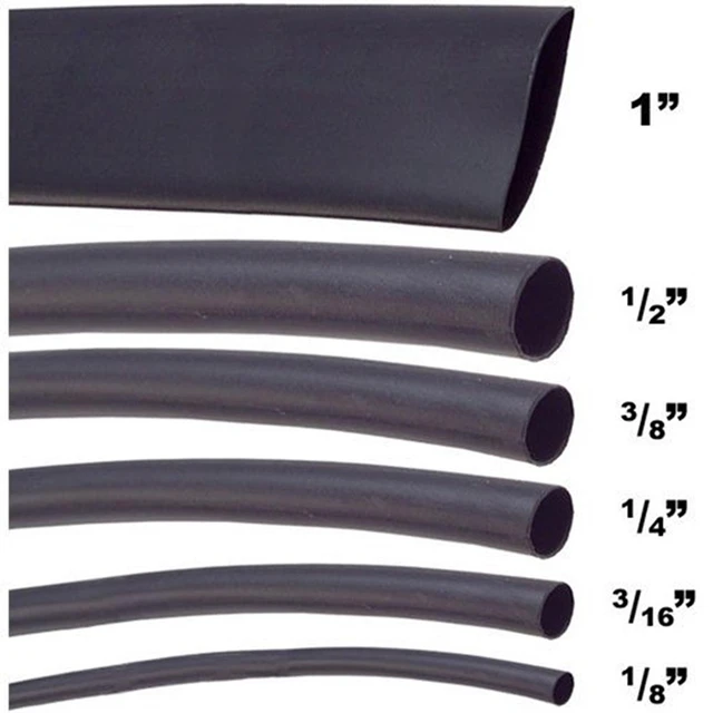 Alt view image 7 of 8 - XSCORPION HST14.1BK HEAT SHRINK TUBING(HST14BK) 1/4 100FT