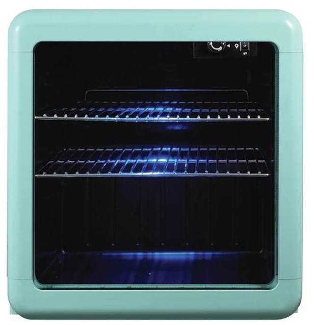 Alt view image 3 of 3 - 1.7 Cu. Ft. Retro Mini Beverage Cooler