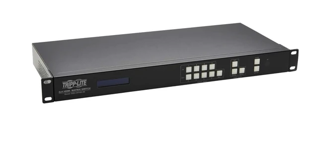Alt view image 20 of 20 - Tripp Lite 4x4 4K 60Hz HDR HDMI Matrix Switch / Splitter B3024HX4H4K