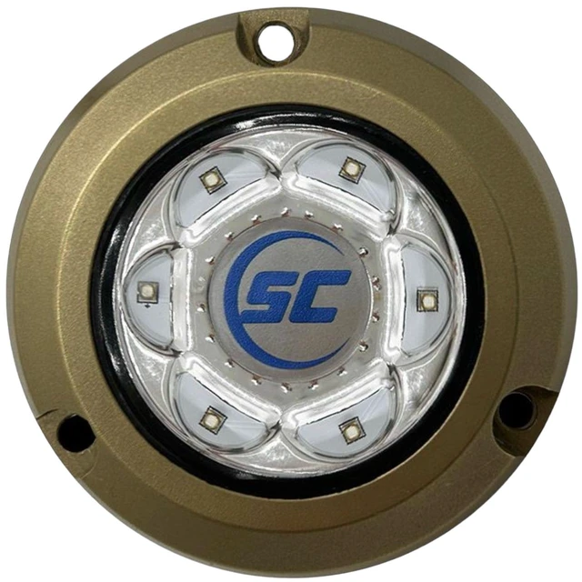 Main image of Shadow Caster SC2 Underwater LED Light Bimini Blue 12v Bronze Surface Mount
